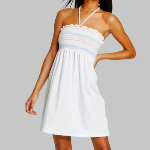 Wild Fable Dresses | Wild Fable White Summer Dress | Color: White | Size: M | Luzlugo's Closet